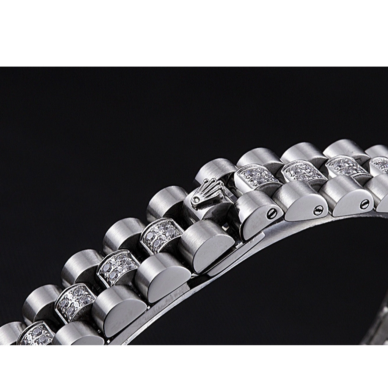 Aaa replica watch Swiss Steel 622021 Dial Stainless Diamond DateJust Rolex 0805